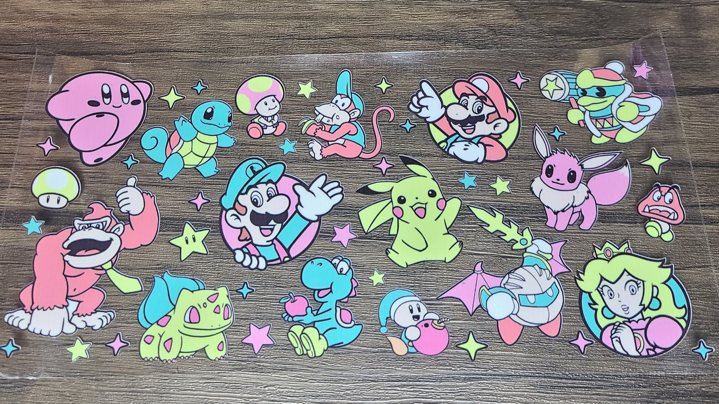 UV DTF Wraps - 16 oz (Other Movie/Shows)