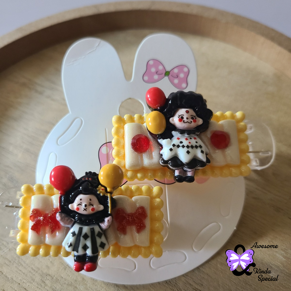 Cute Clowns | Hair Clips