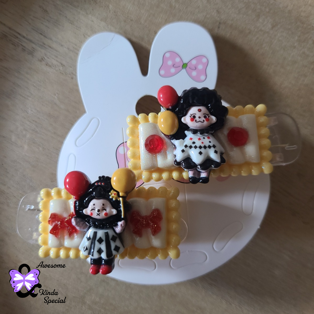 Cute Clowns | Hair Clips