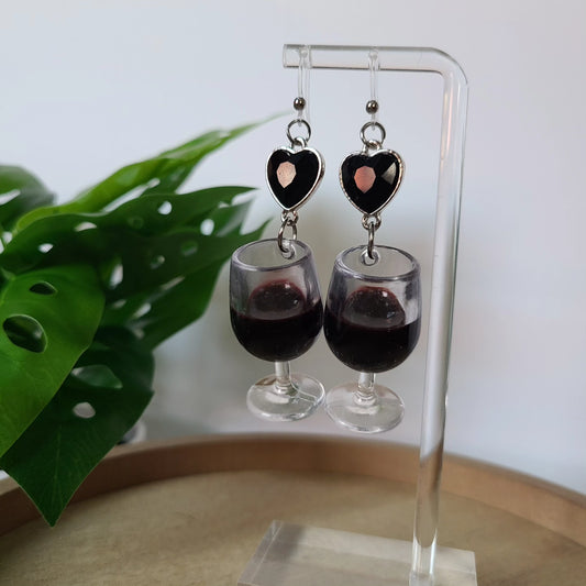 GLASS HALF FULL | Dangly Earrings