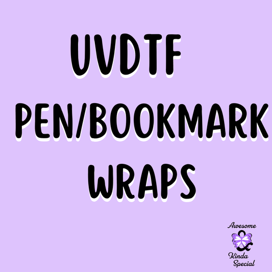 UV DTF Decals - Bookmarks/Pen wraps