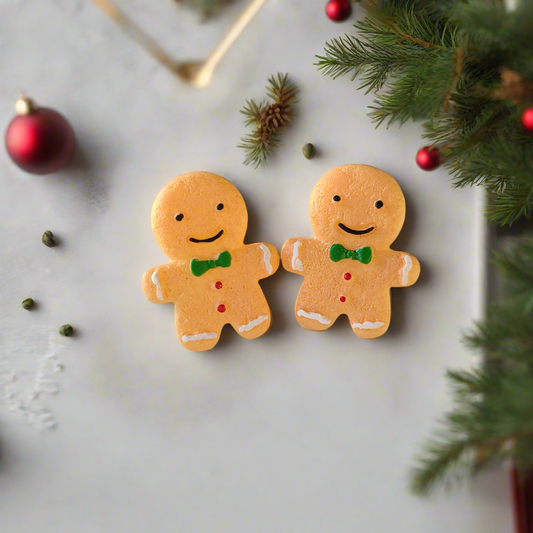 GINGERBREAD COOKIES | Stud Earrings