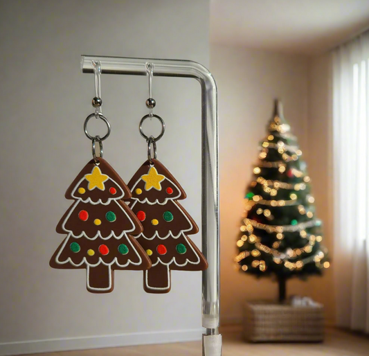 CHRISTMAS TREE COOKIE | Dangly Earrings