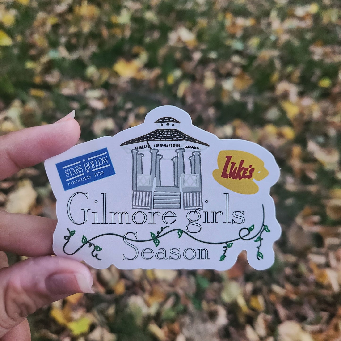 GILMORE GALS | White | Sticker