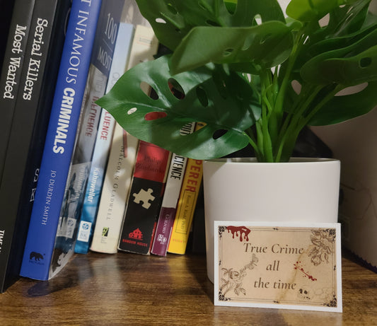 TRUE CRIME | White | Sticker