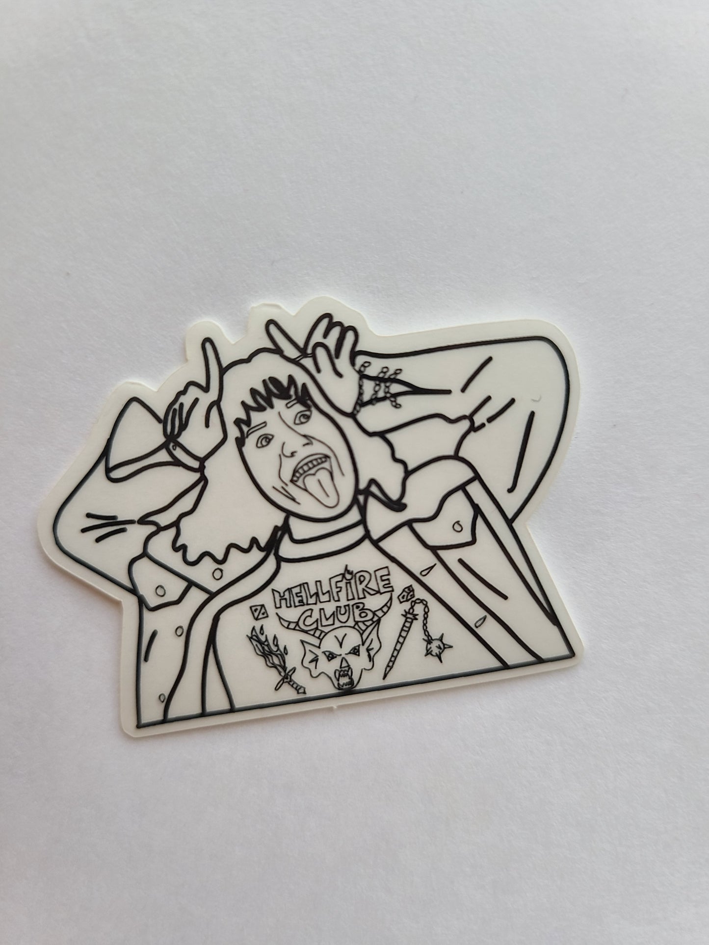 Eddie (the Hero) Munson | Clear | Sticker